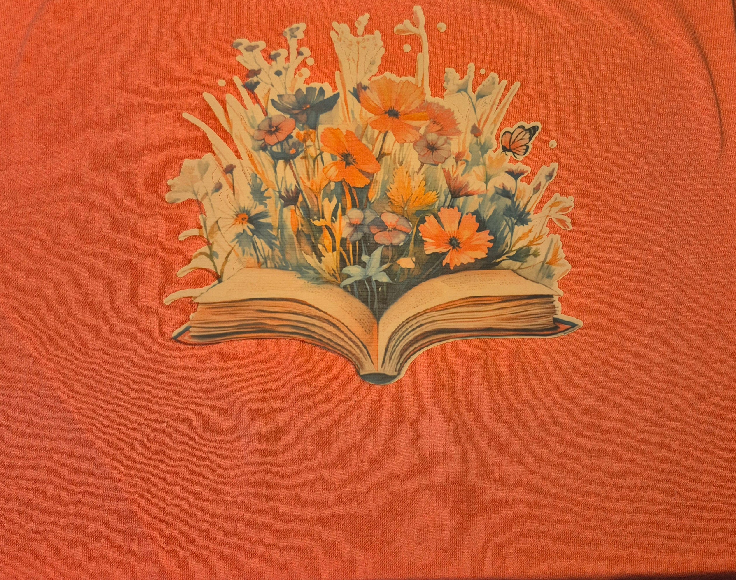 Flower/ Bible sublimation design