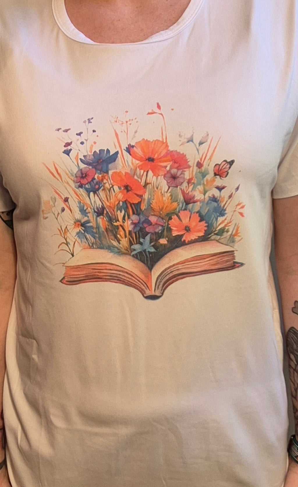 Flower/ Bible sublimation design