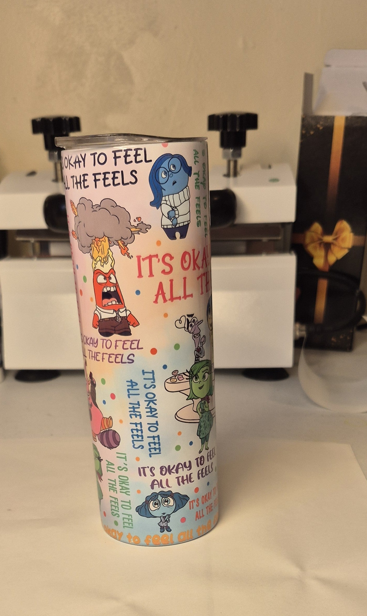 Inside out 2 Sublimation tumbler