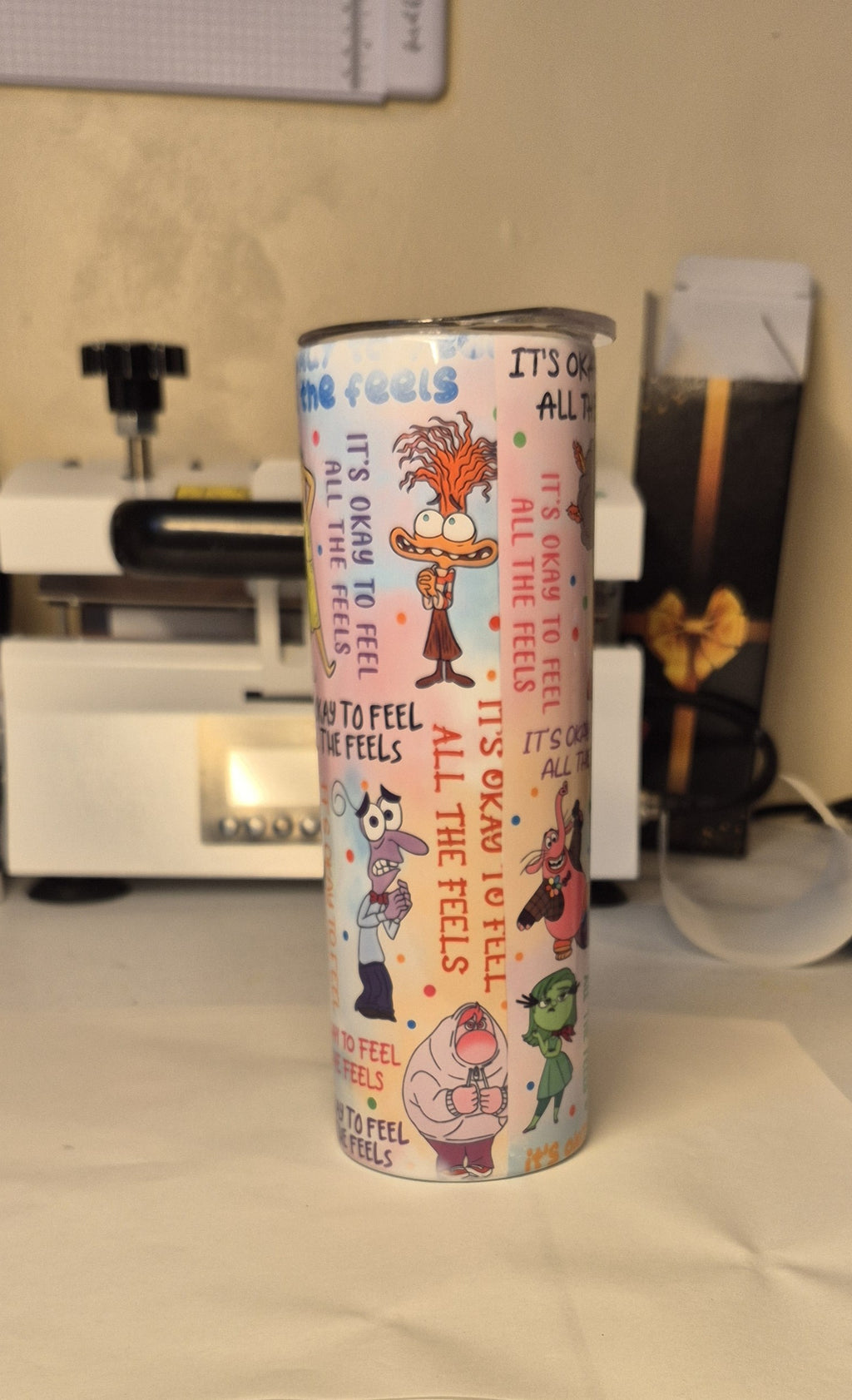 Inside out 2 Sublimation tumbler