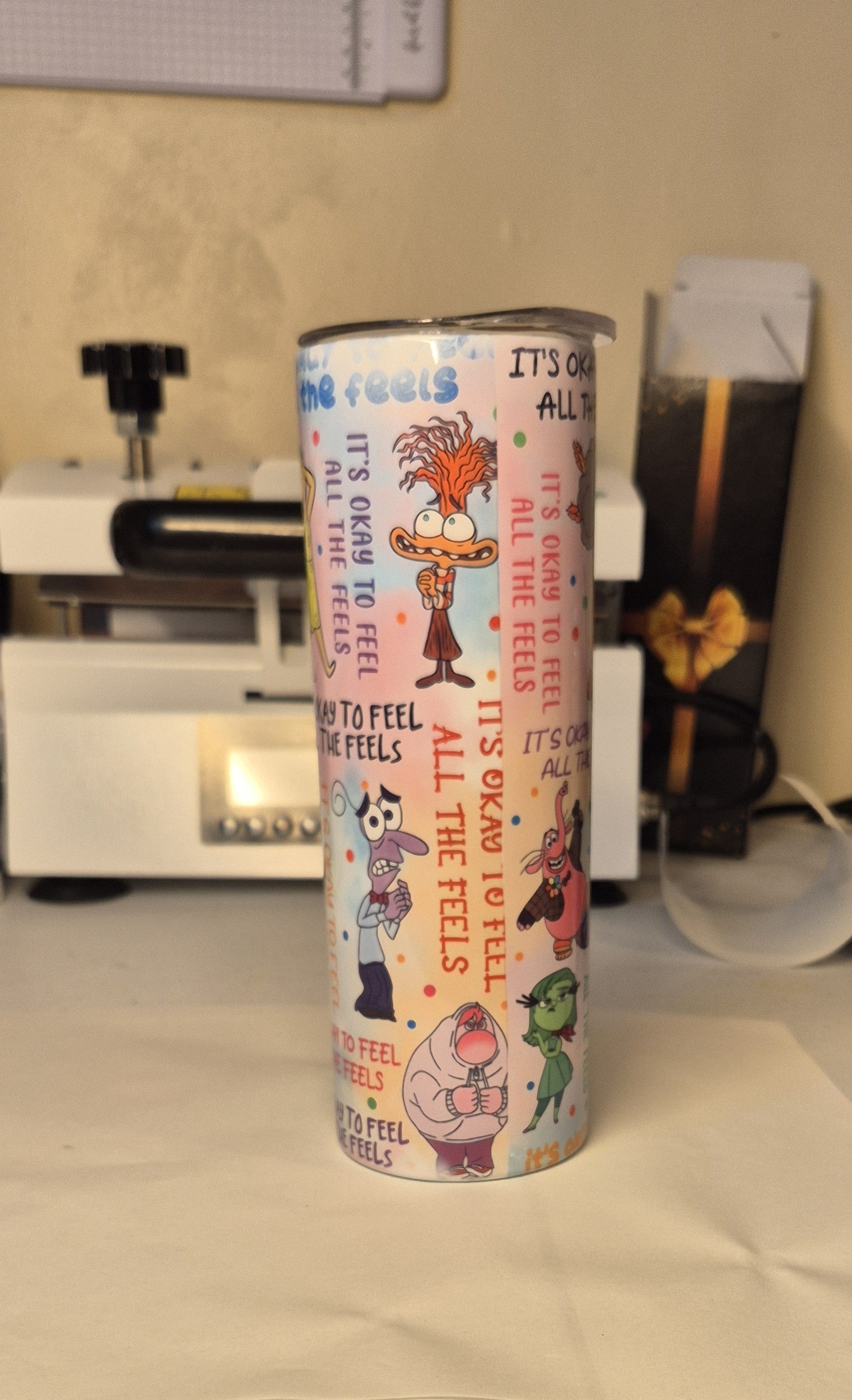 Inside out 2 Sublimation tumbler