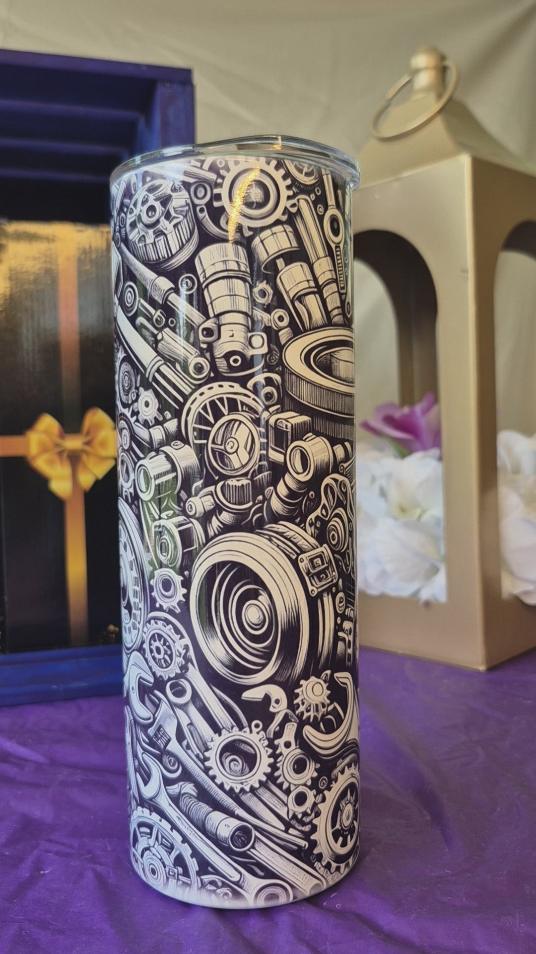 Engine parts 20oz tumbler