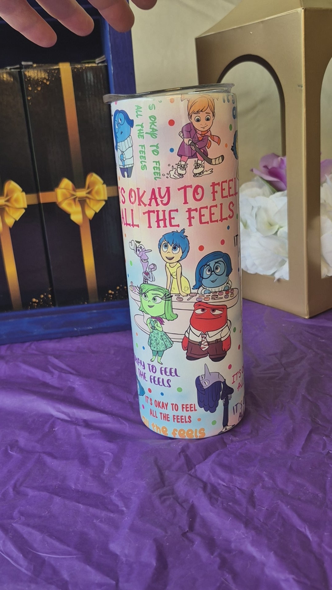 Inside out 2 Sublimation tumbler