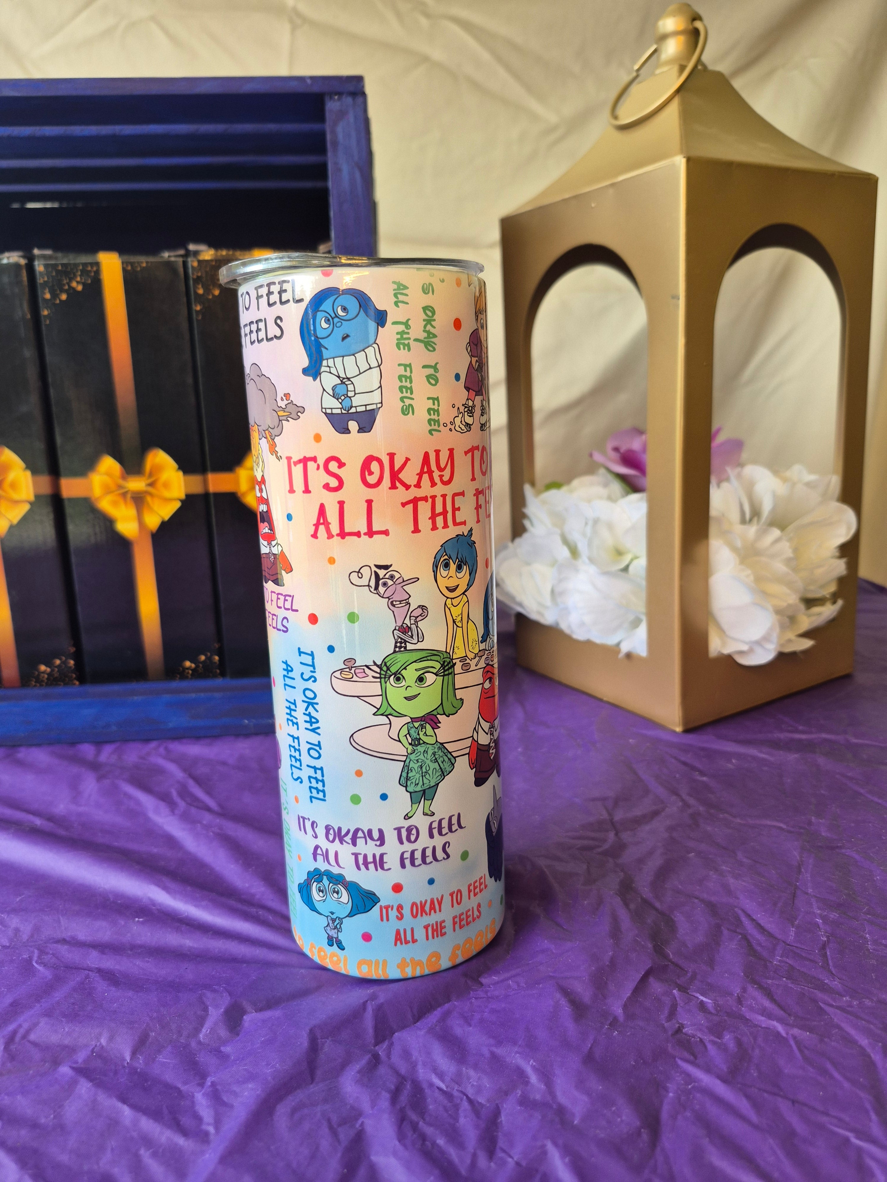 Inside out 2 Sublimation tumbler