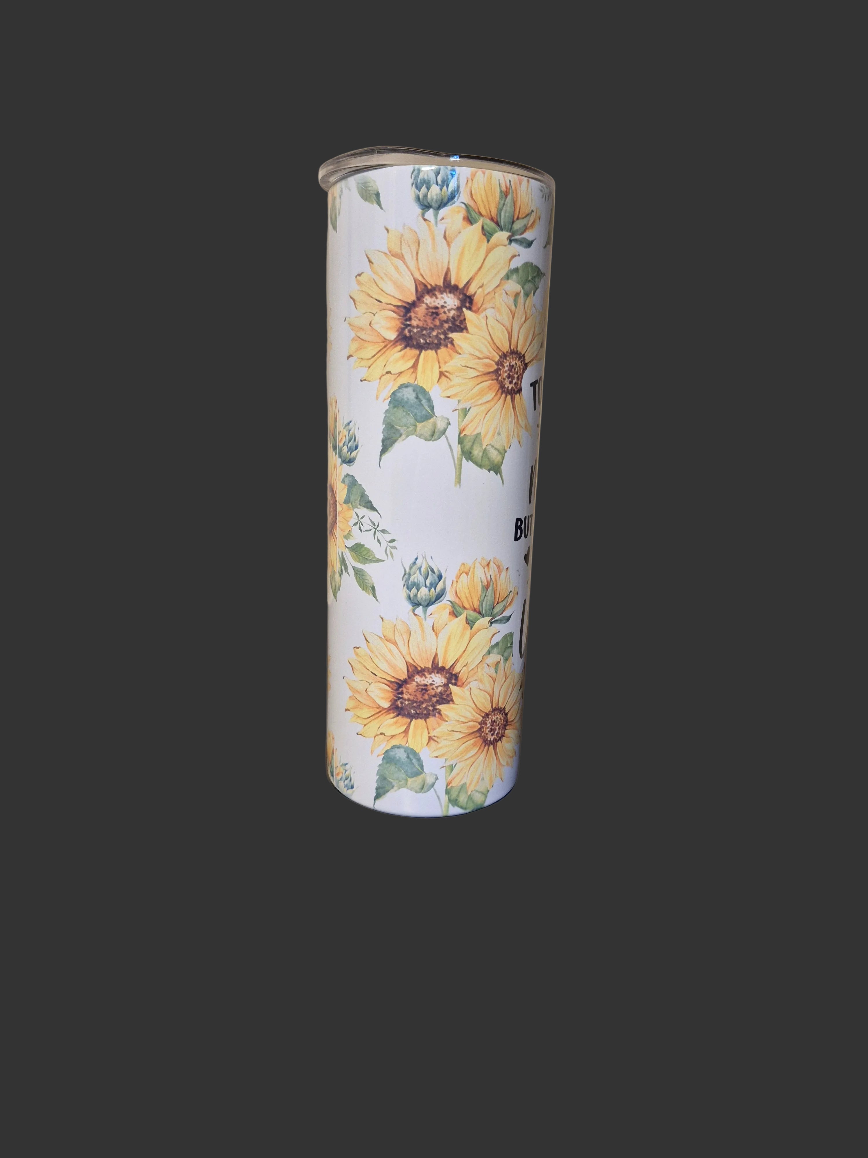 20oz stainless tumbler "mom" design
