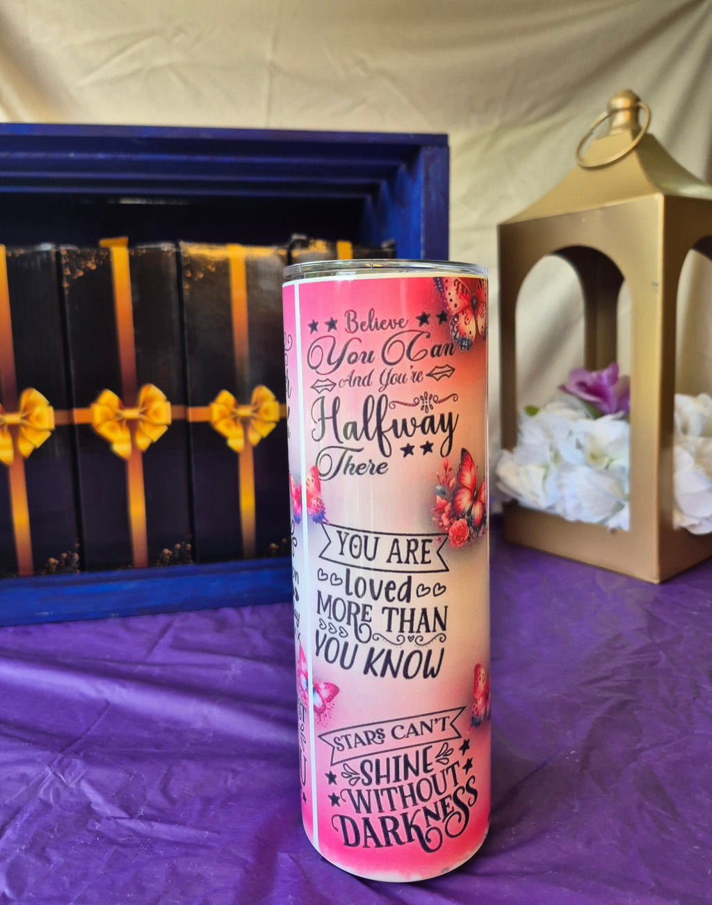 Pink Inspirational 20oz tumbler